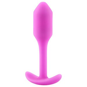 b-vibe Snug Plug 1 - analni čep s unutarnjom težinom (55g) - roza