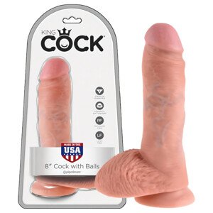Kraljevski penis 20 cm s testisima - prirodna boja