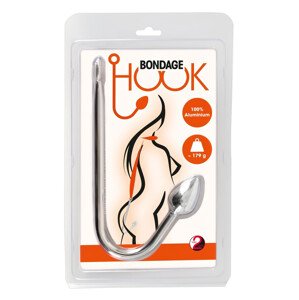You2Toys - aluminijski analni kukič (179g) - srebrna