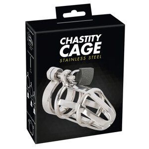 You2Toys - Chastity Cage - metalna penisna kućica s lokotom