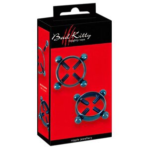 Bad Kitty - zavodljivi plavi prstenovi za grudi
