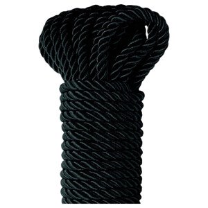 Fetiš Svilenkasto Uže - Shibari Uže - 10 m (crno)