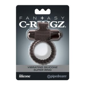 Pipedream Fantasy C-Ringz - Vibracijski prsten za penis (crni)