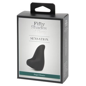 Fifty Shades of Grey Sensation prstni vibrator (crni)