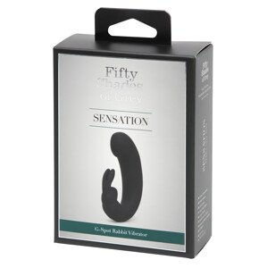 Sensation crni vibrator s klitoralnom ručkom - Pedeset nijansi sive