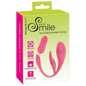 SMILE - bežično vibrirajuće jaje s radiom (ružičasto)