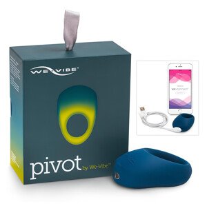 We-Vibe Pivot - akumulatorski, vibracijski prsten za penis (tamno plava)