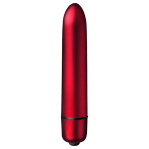 Scarlet Velvet - mini ruž vibrator (10 ritmova) - crvena