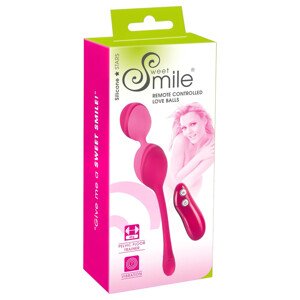 SMILE Ljubavne kuglice - radio vibracijsko jaje -82g (pink)
