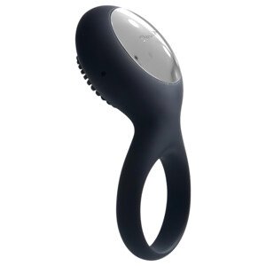 Svakom Tyler - punjivi, vodootporni, vibrirajući prsten za penis (crni)