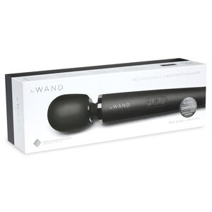 Le Wand Petite - ekskluzivni, punjivi masažni vibrator (crni)