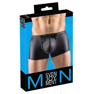 Svenjoyment - mat bokserice s patentnim zatvaračem i ukrasnim kamenčićima (crne) - M