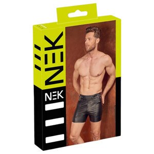 NEK - produženi muški šorc s metalnom kopčom (crna) - L