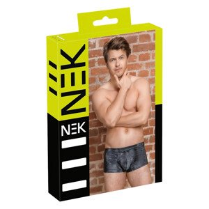 NEK - bokserice s uzorkom zmijske kože (crne) - M