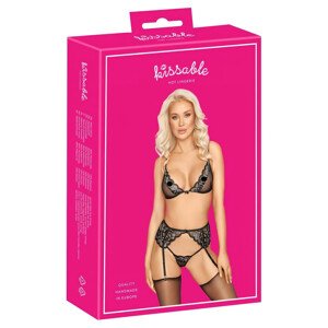 Poljubac - set donjeg rublja (crno)