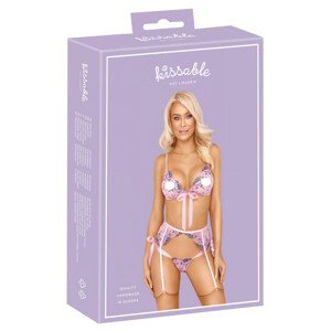 Poljubac - ružičasti vez donje rublje set (roza)