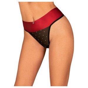 Obsessive Tienesy - tangice s mašnom (crvene) - L/XL