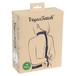 Vegan Fetish - set za vezanje ruku iza leđa (crno)
