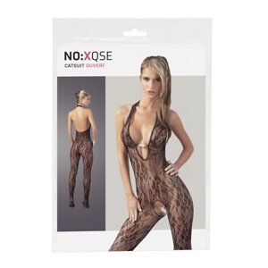 NO:XQSE - Čipkasti kombinezon s ukrasom od perlica