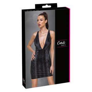 Cottelli Party - Haljina s uzorkom zmijske kože (crna) - L