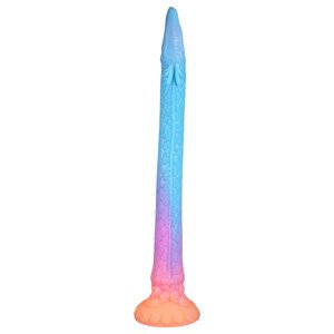 OgazR XXL svjetleći analni dildo - 47 cm (pink)