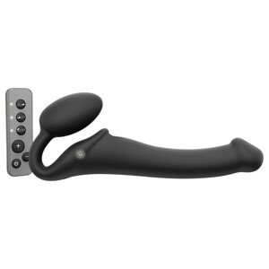 Strap-on-me M - strap-on vibrator - srednji (crni)