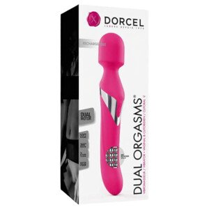 Dorcel Dual Orgasms - akumulatorski 2u1 masažni vibrator (ružičasti)