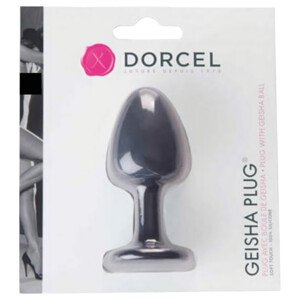 Dorcel Geisha Plug M - analni čep sa kuglicom (crni)