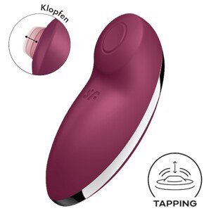 Satisfyer Tap & Climax 2 - 2u1 stimulator i vibrator (crveni)