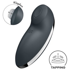 Satisfyer Tap & Climax 2 - 2u1 klitoralni vibrator (sivi)