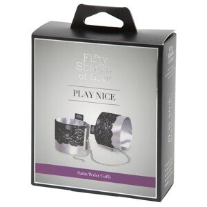 Pedeset nijansi sive - satenski lisice (srebrne)