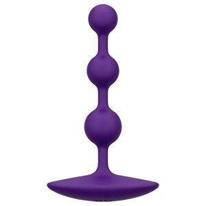 ROMP Amp - ljubičasti analni dildo s kuglicama