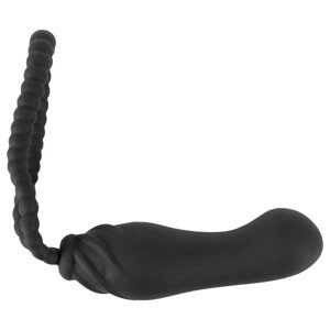 Black Velvet Savršen Pristajanje - crni strap-on dildo
