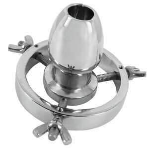 Fetiš - metalni analni dilatator (srebrni)