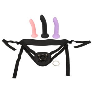 You2Toys - set crnih dildoa za pričvršćivanje