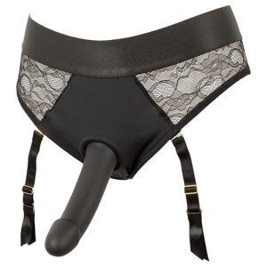 You2Toys - strap-on dildo s gaćicama (crni)