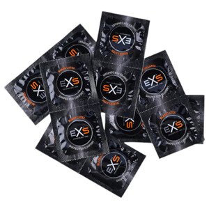 EXS Black - lateks kondomi - crni (100 kom)