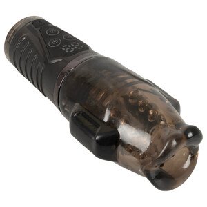 Stroker – usisni, vibrirajući masturbator (siva)