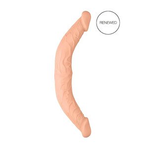 RealRock Double Dong 14" - dvostruki dildo (36 cm) - prirodni