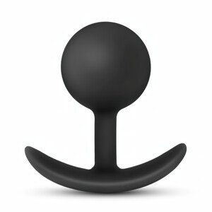 Anal Adventures Platinum - analni čep (crni)