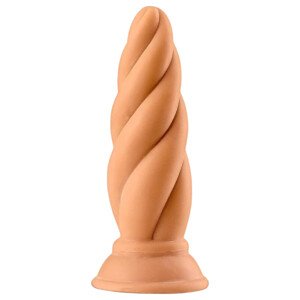 Max & Co Felix - zakrivljeni analni čep - 15cm (prirodan)