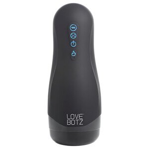 Lovebotz Auto Milker - vodootporni vibracijama usisni masturbator (crni)