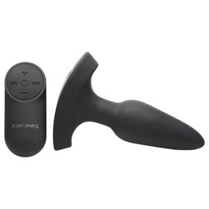 Booty Sparks Laser - bežični analni vibrator s akumulatorom (crni)
