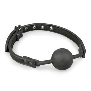 Easytoys - Silikonska kugla za usta (crna)