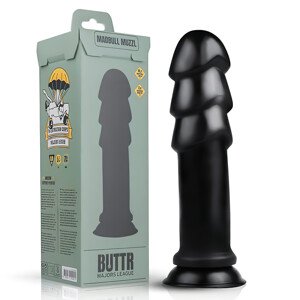 BUTTR Madbull Muzzl - crni dildo s vakuumskom bazom