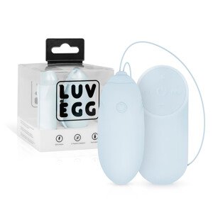 LUV EGG - bežično, punjivo vibracijsko jaje (plavo)