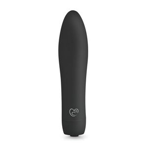 Easytoys Velvet Vibe - punjivi štapni vibrator (crni)