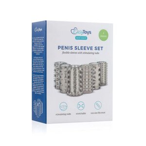 Easytoys Penis Navlaka - set sivih rukava (6 kom)