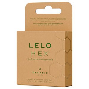 LELO Hex Organic - luksuzni kondom (3 kom)