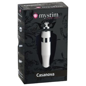 mystim Casanova - elektro štap dildo (bijeli)